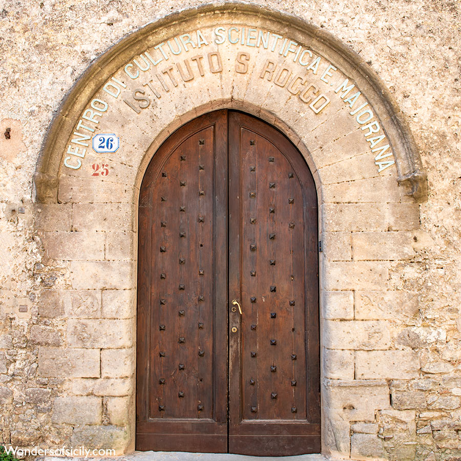 Ettore Majorana International Centre for Scientific Culture (Centro di Cultura Scientifica Ettore Majorana, Istututo San Rocco), Erice, Sicilia