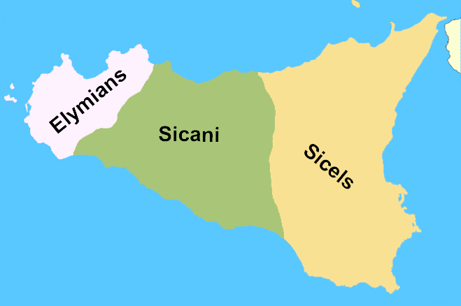 Sicily: Elymians, Sicani and Sicels